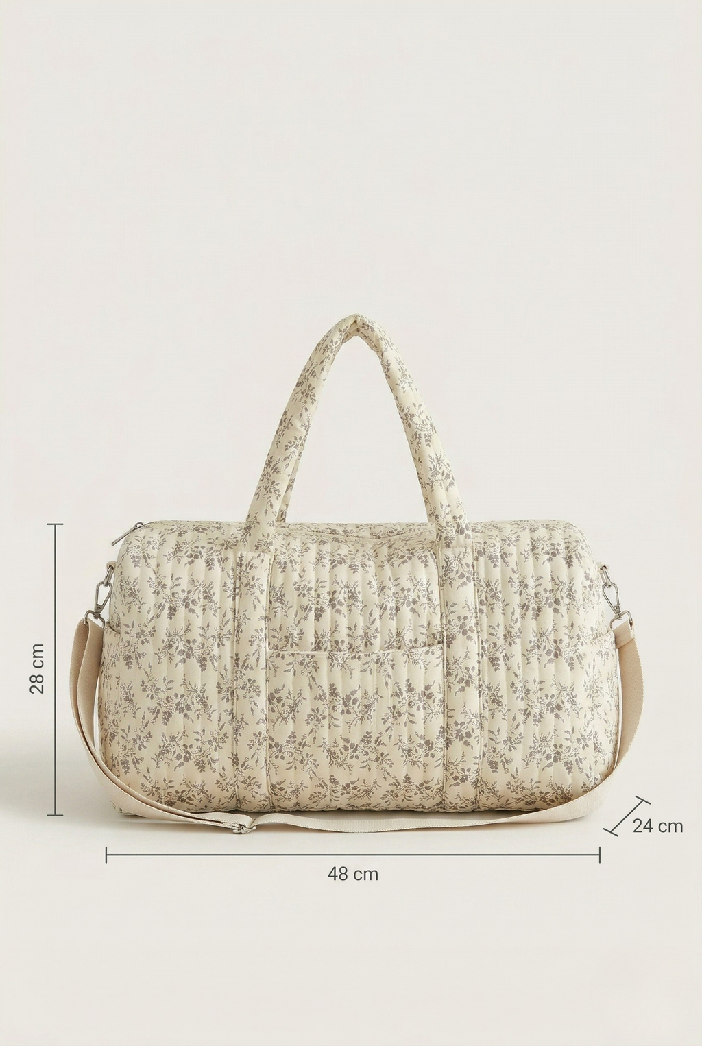 Sac à langer motif feuille
