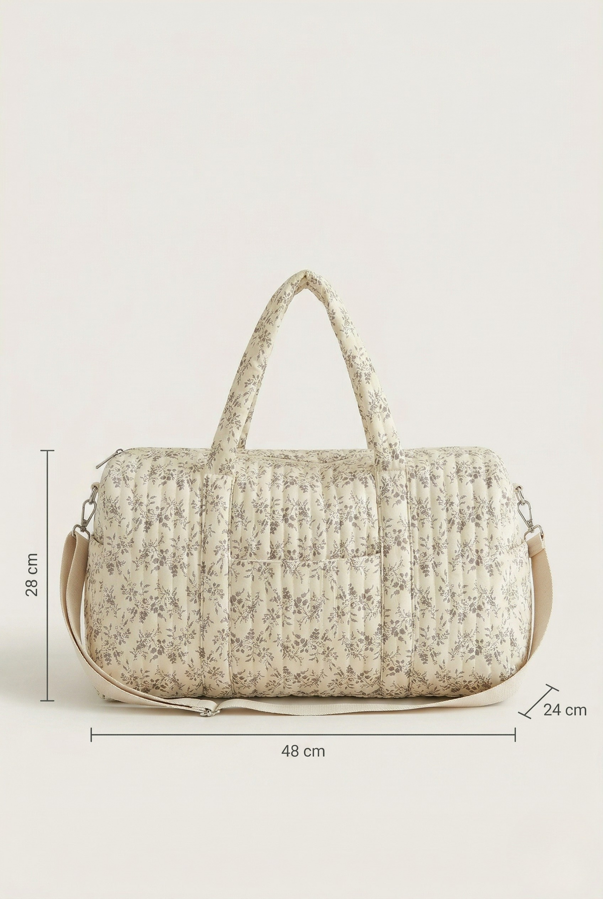 Sac à langer motif feuille