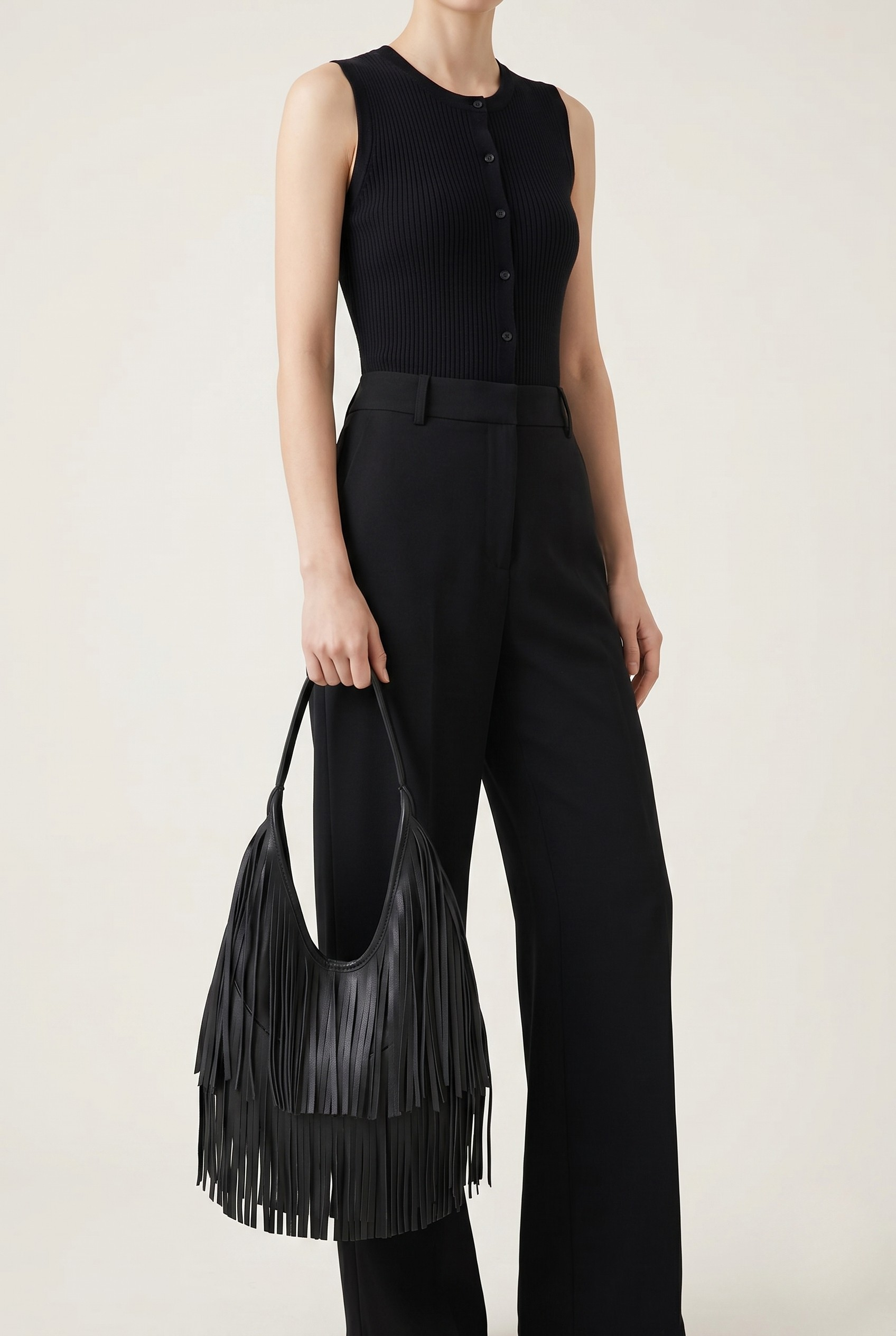 Sac épaule frange