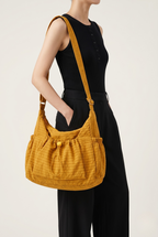 Sac bandouliere nylon à carreau