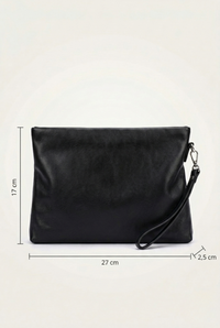 Pochette souple en cuir
