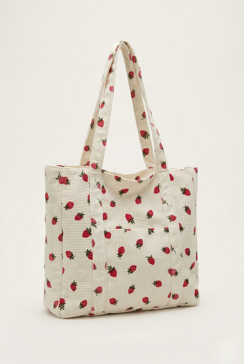 Sac cabas motif fraise