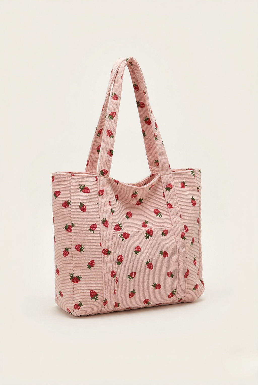 Sac cabas motif fraise