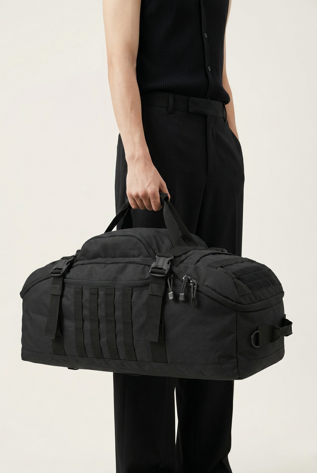 Sac de voyage style militaire convertible dos