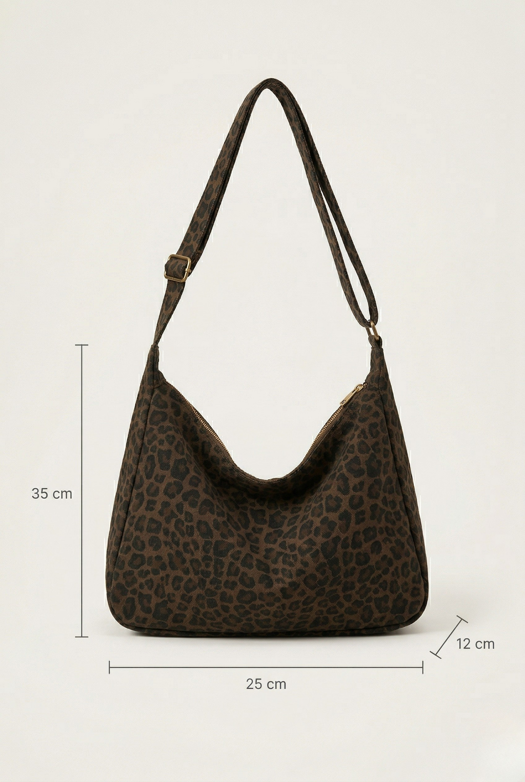 Sac épaule motif leopard