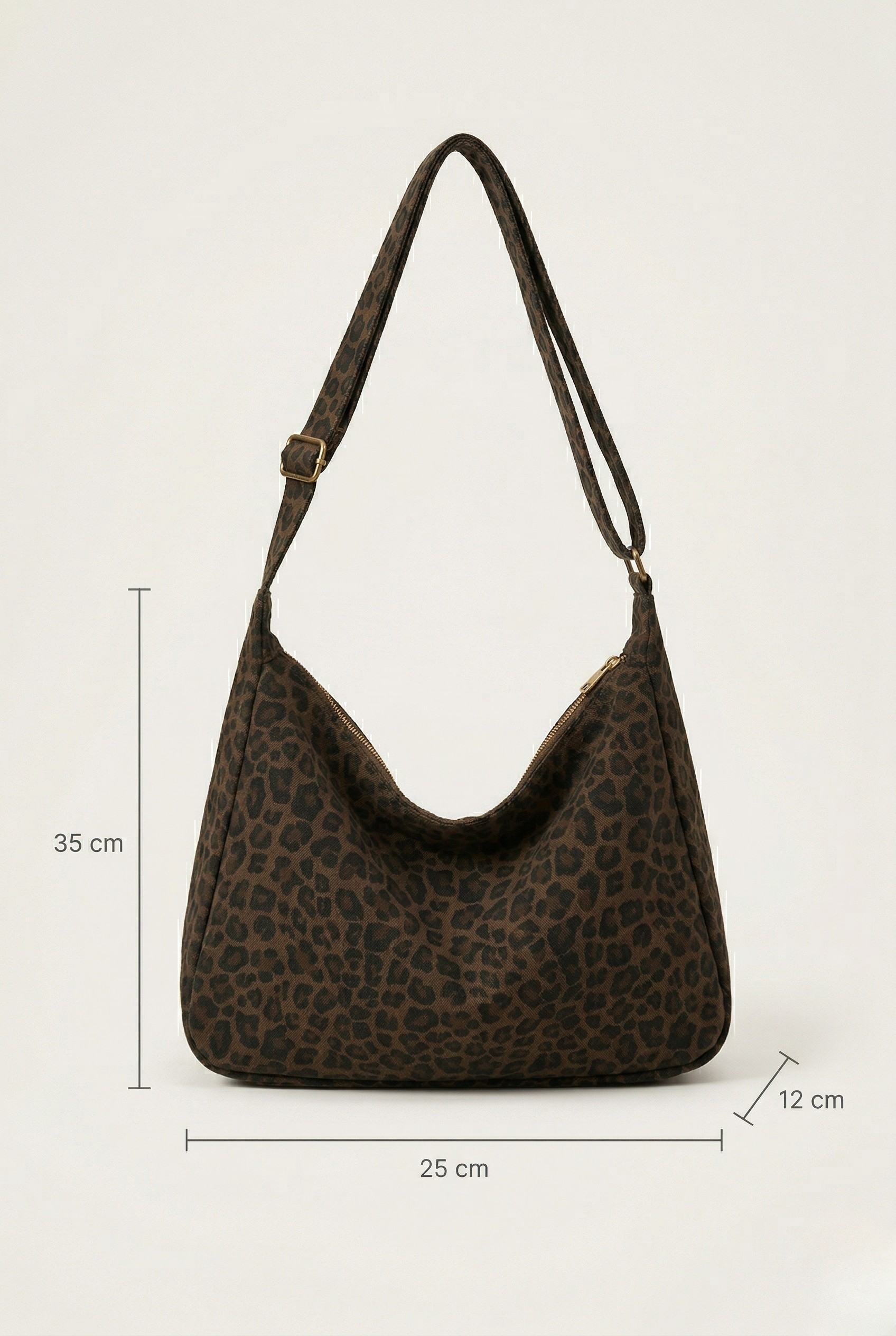 Sac épaule motif leopard
