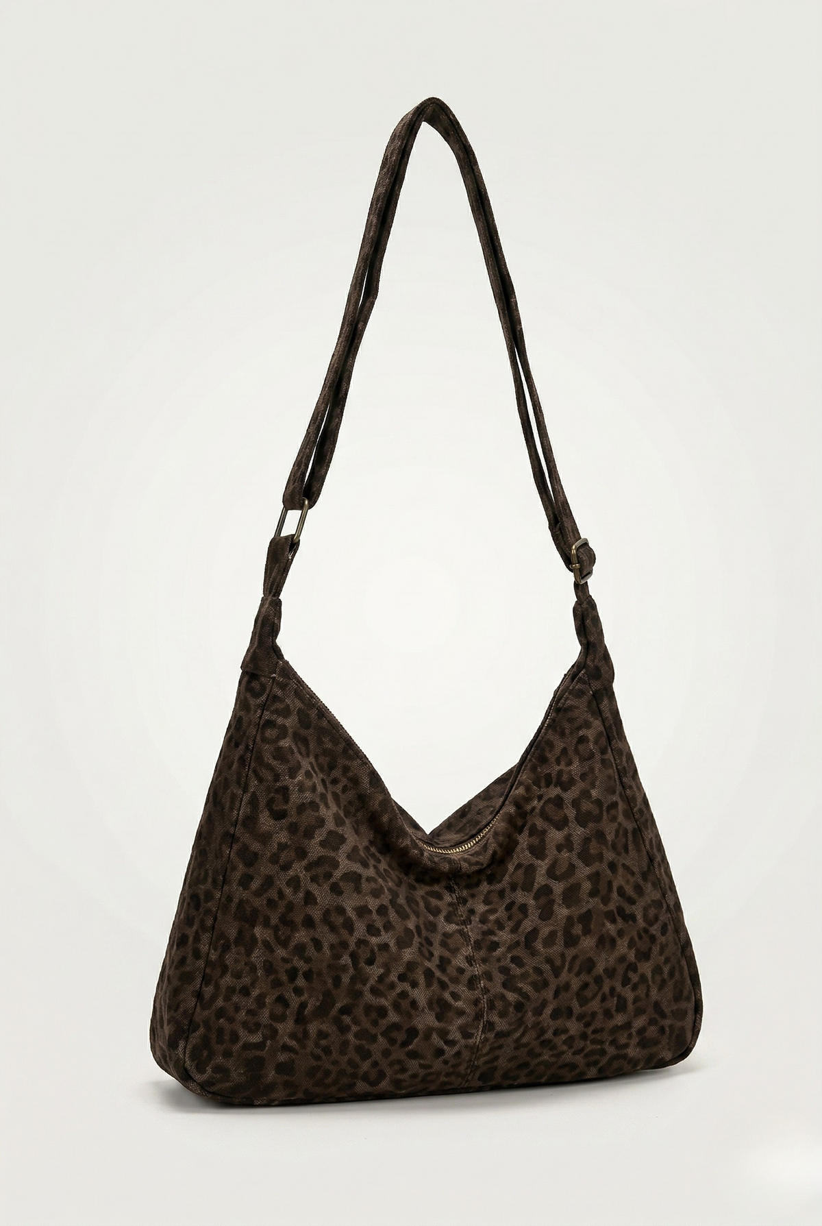 Sac épaule motif léopard