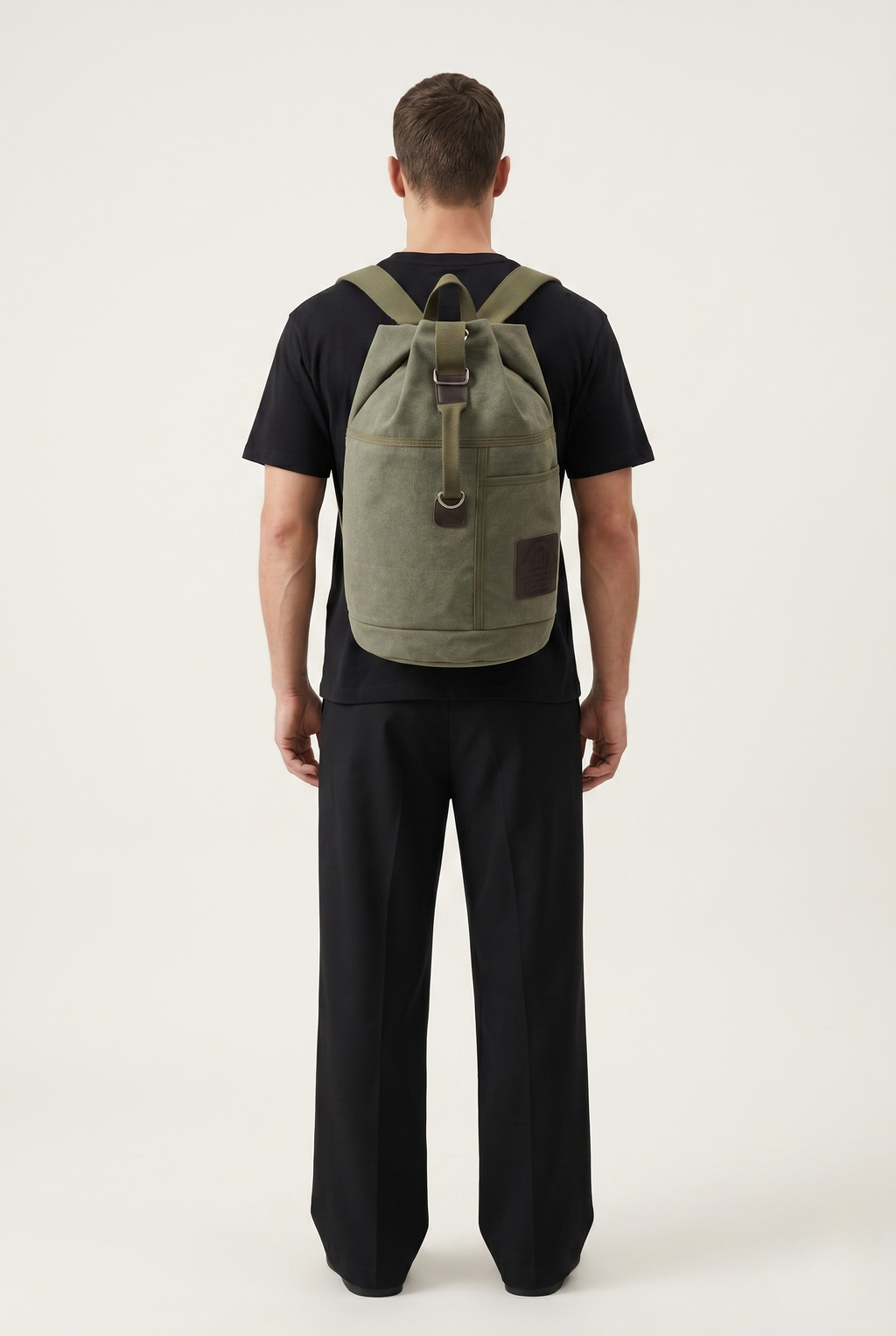 Sac à dos canvas style baluchon