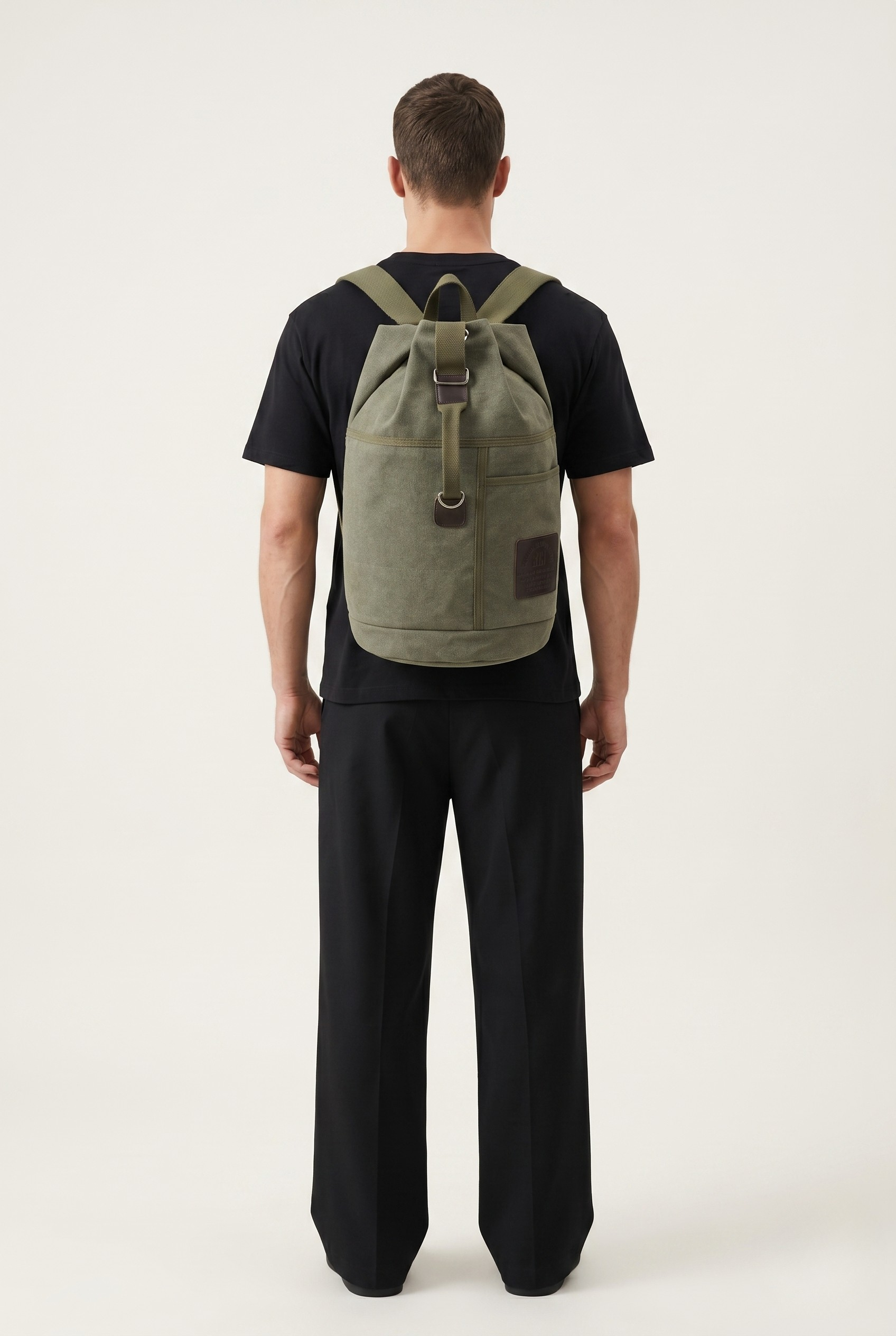 Sac à dos canvas style baluchon