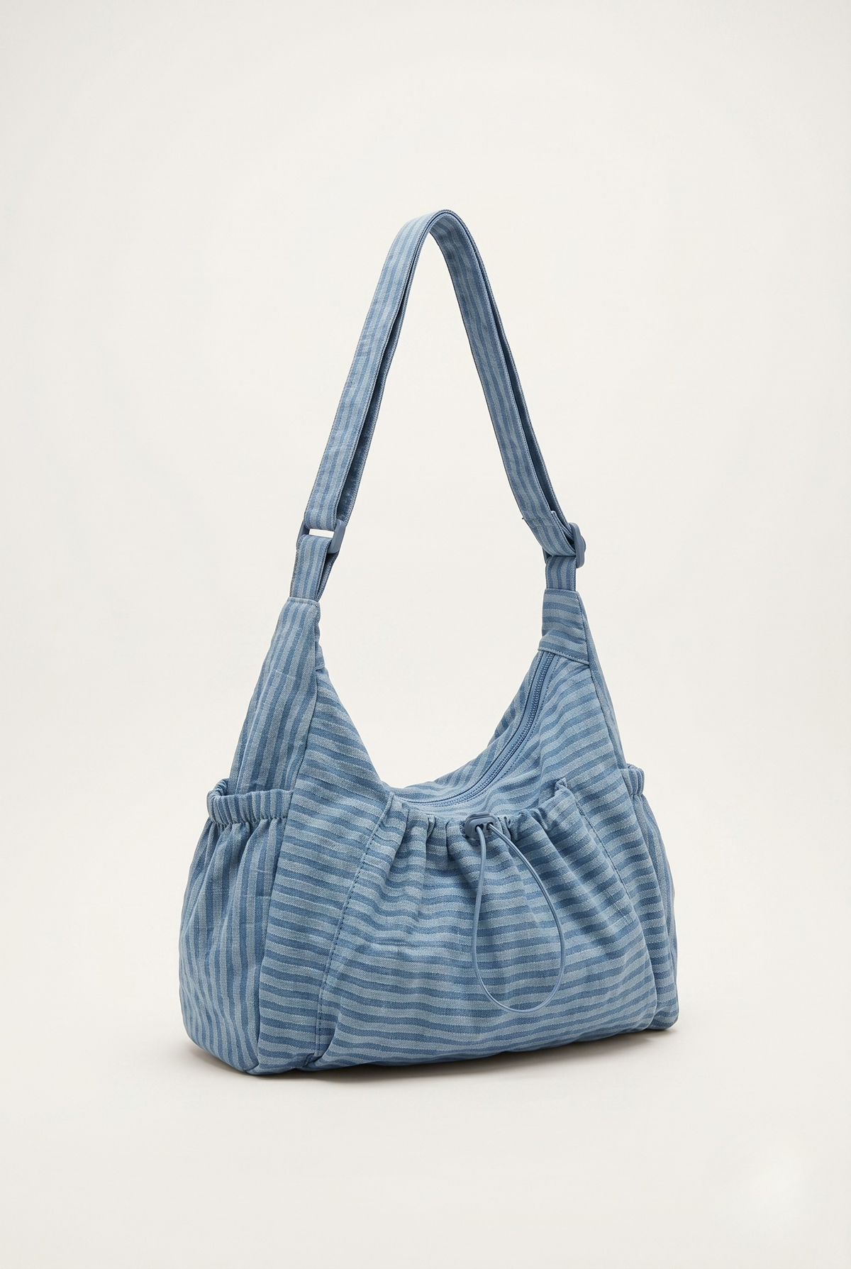 Sac bandoulière nylon à carreau