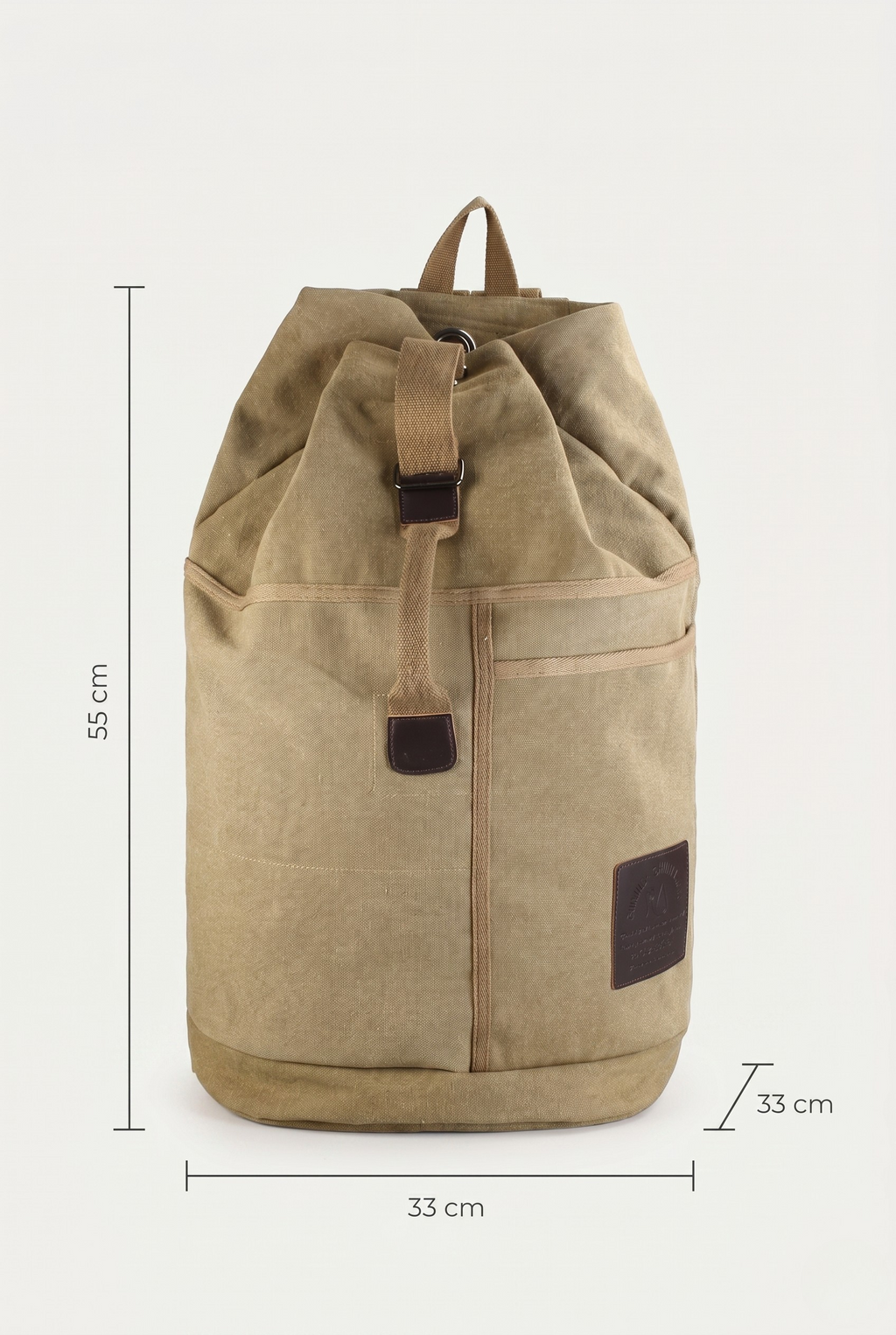 Sac à dos canvas style baluchon