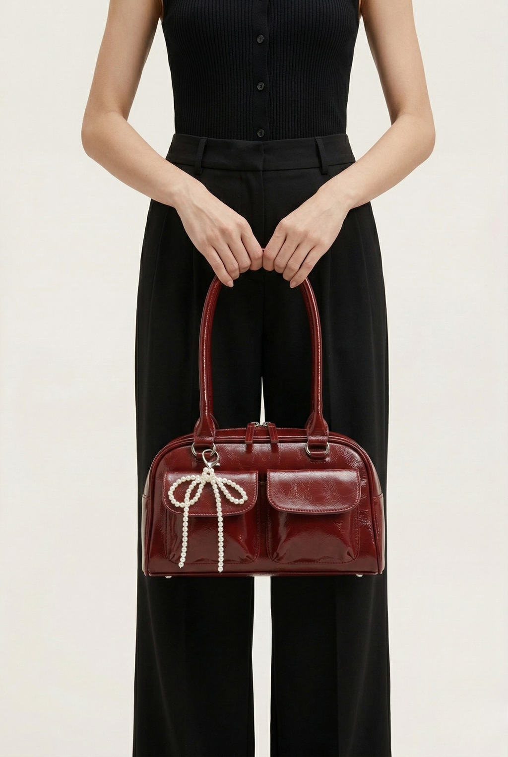 Sac baguette épaule vintage