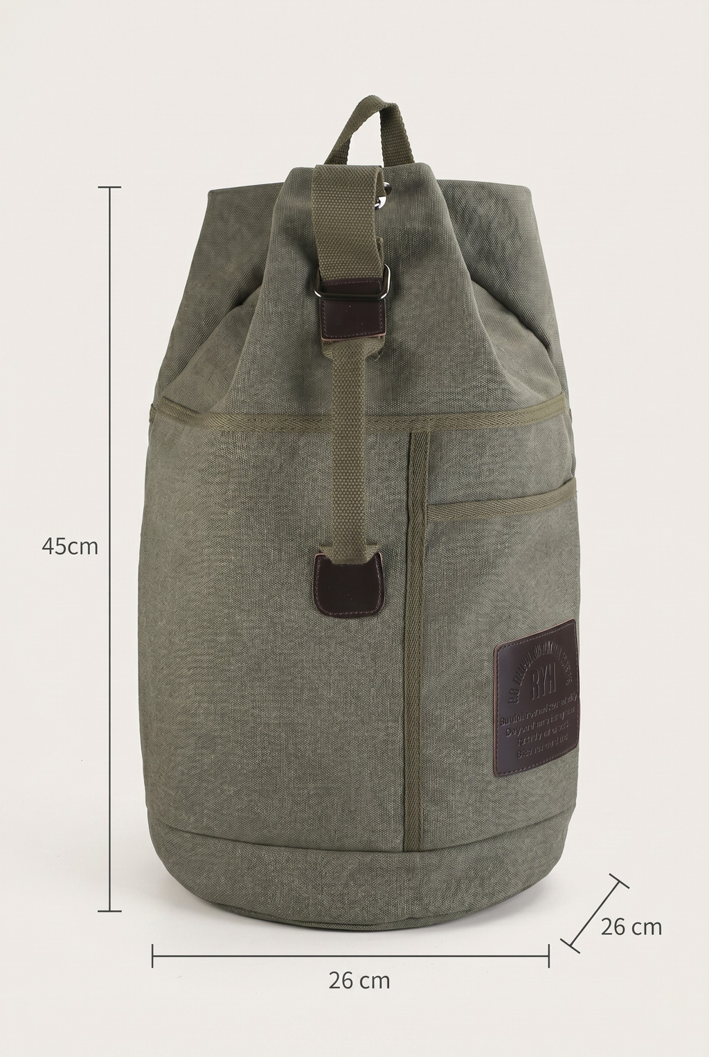 Sac à dos canvas style baluchon