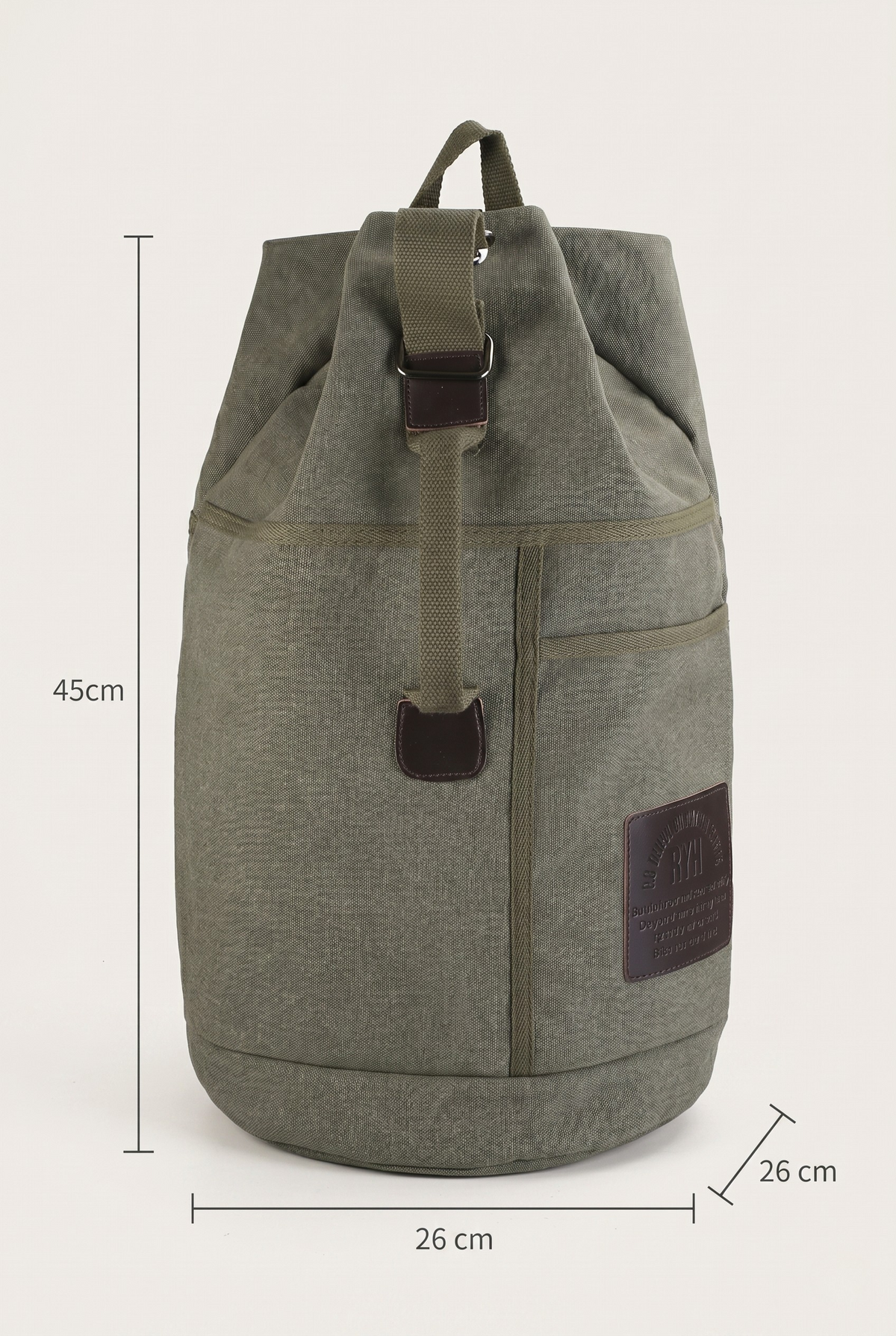 Sac à dos canvas style baluchon