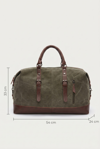 Sac de voyage toile vintage