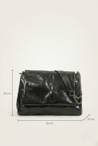 Sac épaule verni chaîne