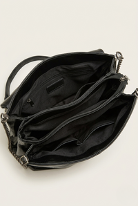 Sac épaule verni chaîne