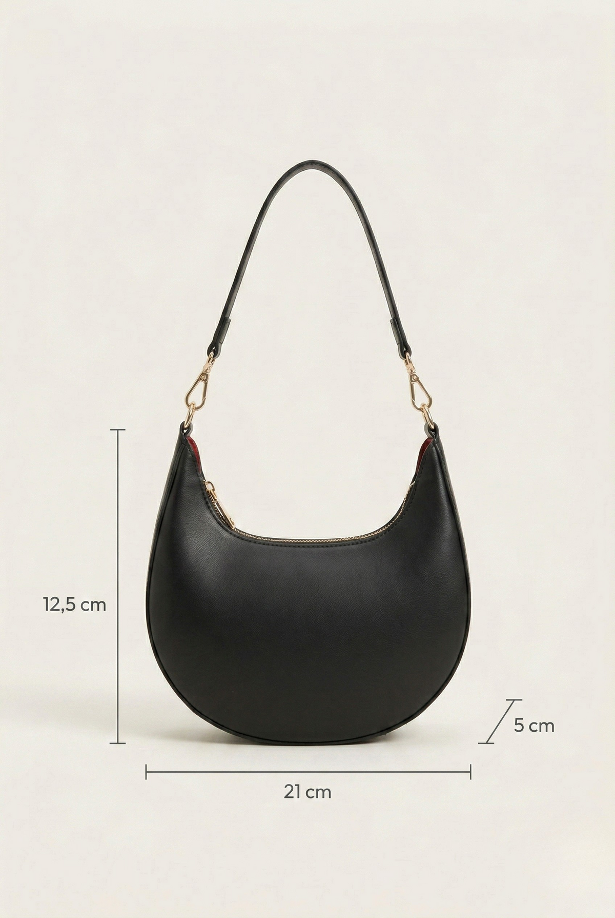 Sac demi-lune cuir