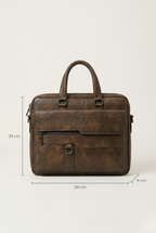 Sac ordinateur bandoulière homme