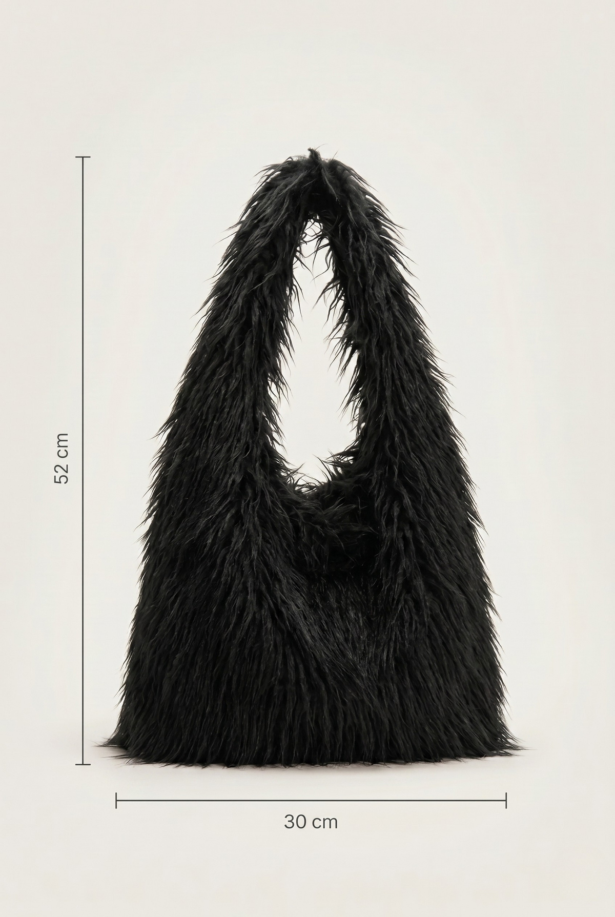 Sac bandoulière poil