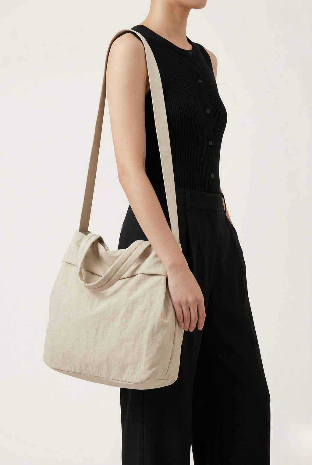 Sac Nylon bandoulière et main